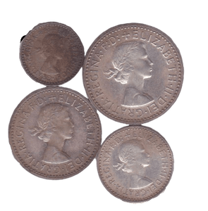 1957 MAUNDY SET (UNC ) C - Maundy Set - Cambridgeshire Coins