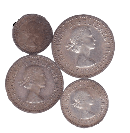 1957 MAUNDY SET (UNC ) C - Maundy Set - Cambridgeshire Coins