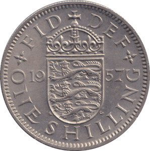 1957 SHILLING ( UNC ) E - SHILLING - Cambridgeshire Coins