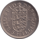 1957 SHILLING ( UNC ) - SHILLING - Cambridgeshire Coins