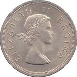 1957 SILVER FIVE SHILLINGS SOUTH AFRICA - SILVER WORLD COINS - Cambridgeshire Coins