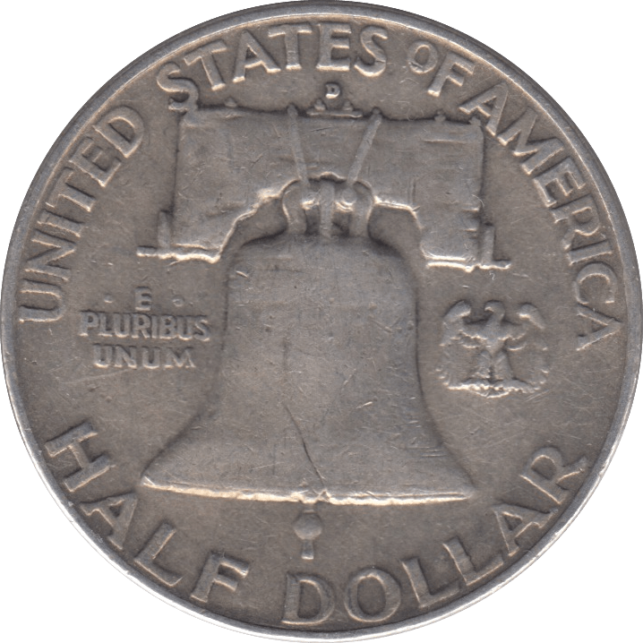 1957 SILVER HALF DOLLAR USA - SILVER WORLD COINS - Cambridgeshire Coins