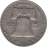 1957 SILVER HALF DOLLAR USA - SILVER WORLD COINS - Cambridgeshire Coins