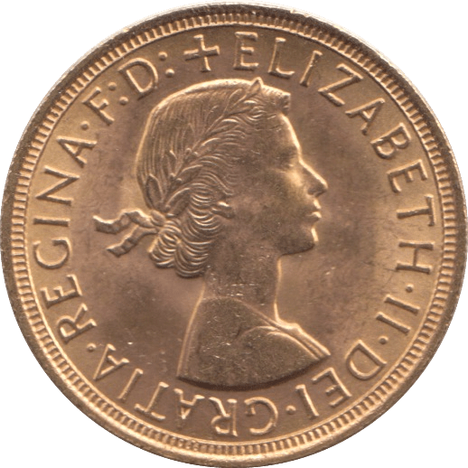 1957 SOVEREIGN ( UNC ) - SOVEREIGN - Cambridgeshire Coins
