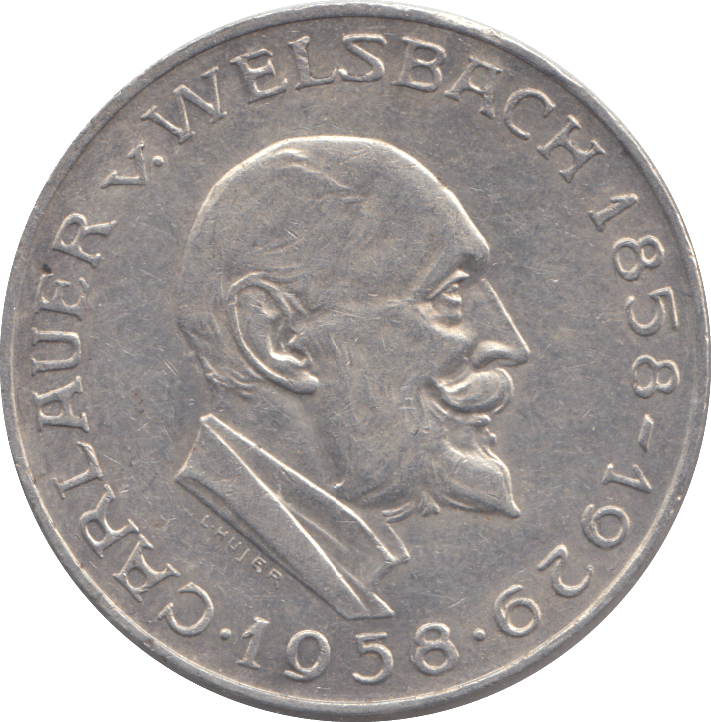 1958 AUSTRIA 25 SCHILLING - WORLD COINS - Cambridgeshire Coins