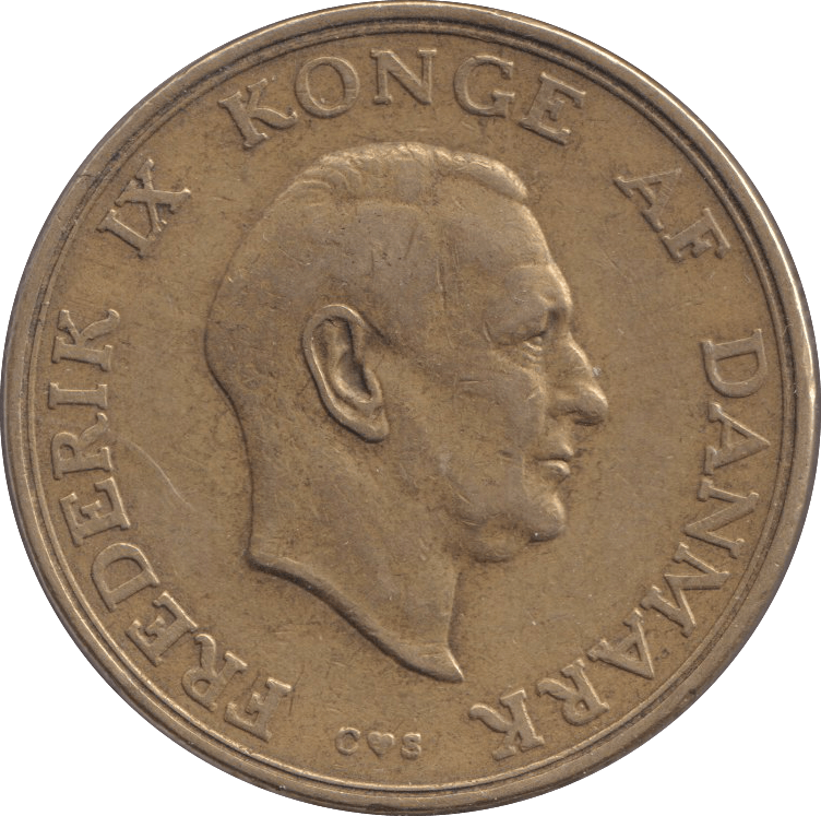 1958 DANISH 2 KRONER - Silver Proof - Cambridgeshire Coins