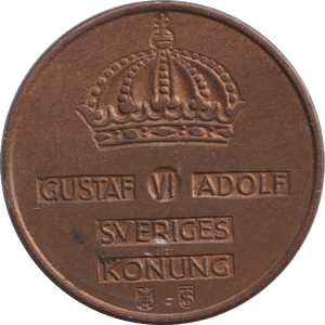 1958 FIVE ORE - WORLD COINS - Cambridgeshire Coins