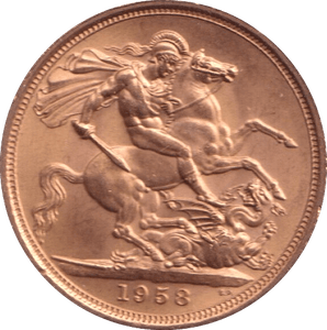 1958 GOLD SOVEREIGN ( AUNC ) - Sovereign - Cambridgeshire Coins