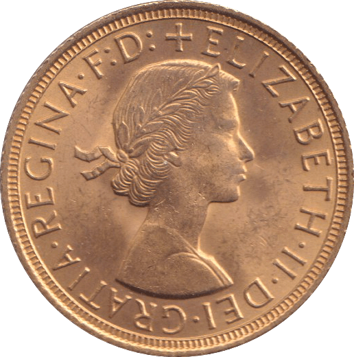 1958 GOLD SOVEREIGN ( UNC ) - SOVEREIGN - Cambridgeshire Coins