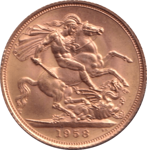 1958 GOLD SOVEREIGN ( UNC ) - Sovereign - Cambridgeshire Coins