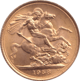 1958 GOLD SOVEREIGN ( UNC ) - SOVEREIGN - Cambridgeshire Coins