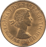 1958 GOLD SOVEREIGN ( UNC ) - SOVEREIGN - Cambridgeshire Coins