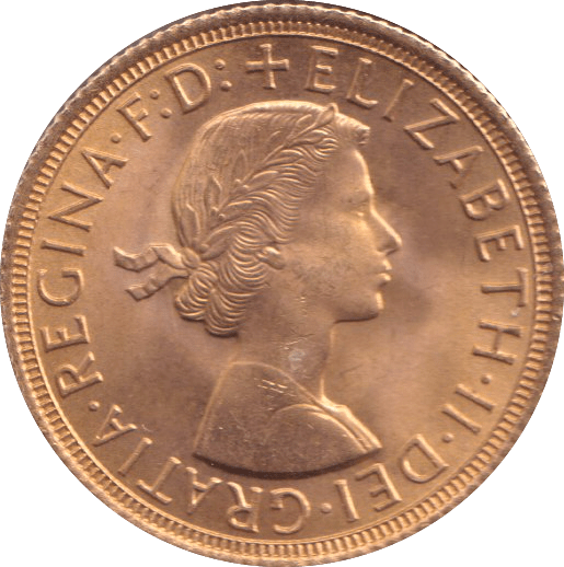 1958 GOLD SOVEREIGN ( UNC ) - SOVEREIGN - Cambridgeshire Coins