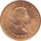 1958 GOLD SOVEREIGN ( UNC ) - SOVEREIGN - Cambridgeshire Coins
