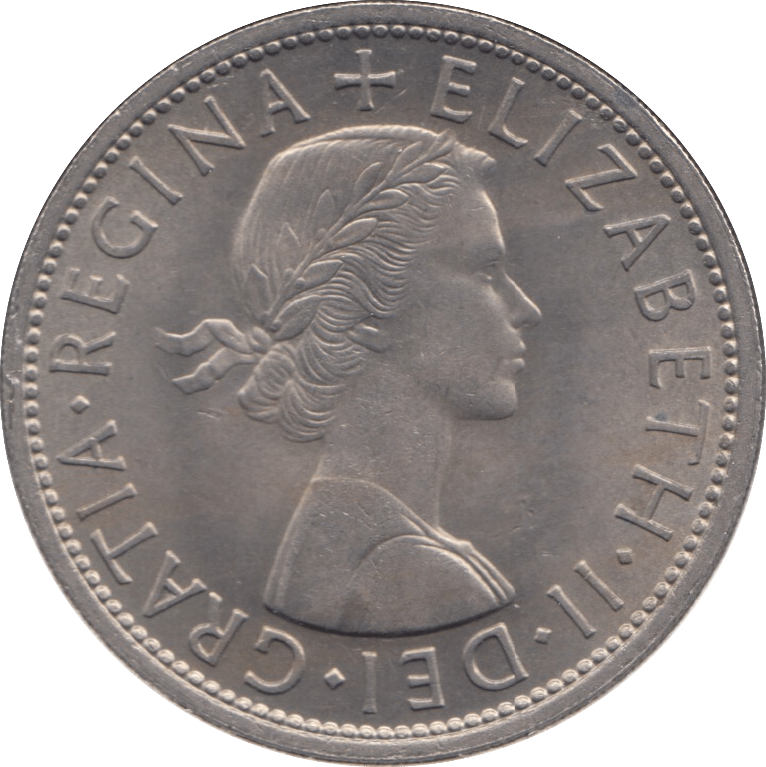 1958 HALFCROWN ( UNC ) - HALFCROWN - Cambridgeshire Coins