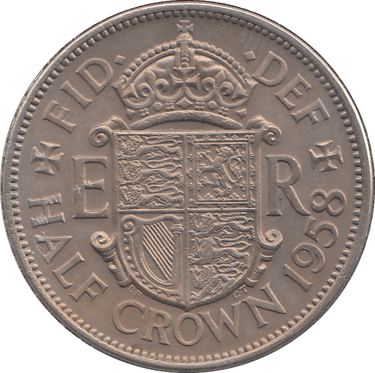 1958 HALFCROWN ( UNC ) - HALFCROWN - Cambridgeshire Coins