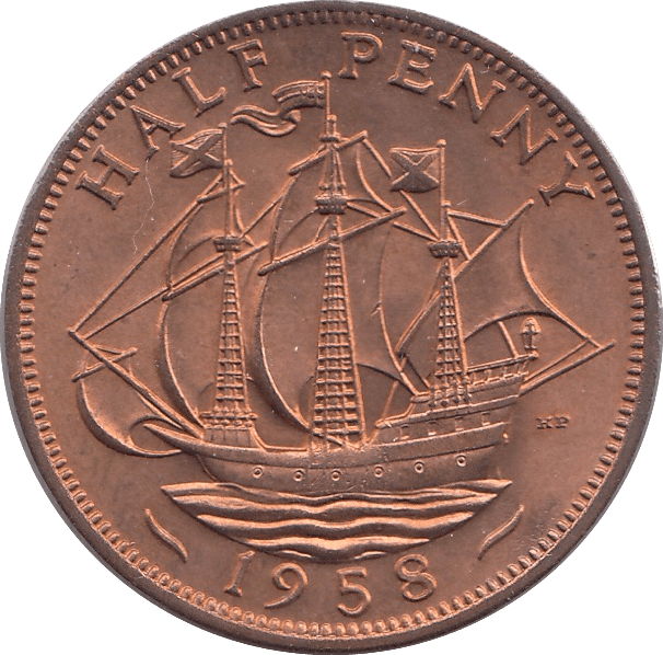 1958 HALFPENNY ( BU ) - HALFPENNY - Cambridgeshire Coins