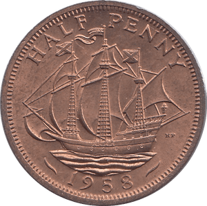 1958 HALFPENNY ( BU ) - HALFPENNY - Cambridgeshire Coins