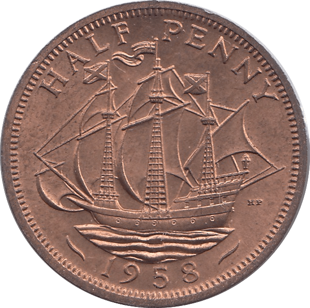 1958 HALFPENNY ( BU ) - HALFPENNY - Cambridgeshire Coins