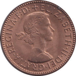 1958 HALFPENNY ( UNC ) - HALFPENNY - Cambridgeshire Coins