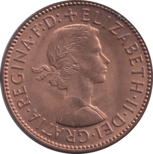 1958 HALFPENNY ( UNC ) - HALFPENNY - Cambridgeshire Coins