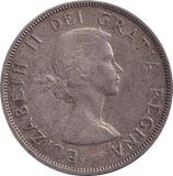 1958 ONE DOLLAR BRITISH COLUMBIA CANADA - SILVER WORLD COINS - Cambridgeshire Coins