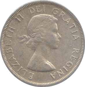 1958 ONE DOLLAR CANADA - WORLD COINS - Cambridgeshire Coins