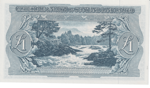 1958 ONE POUND SCOTLAND BANKNOTE FIRST RUN REF-SCOT-87 - WORLD BANKNOTES - Cambridgeshire Coins