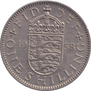 1958 SHILLING ( AUNC ) E - SHILLING - Cambridgeshire Coins