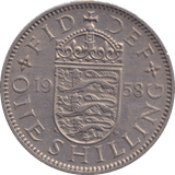 1958 SHILLING ( AUNC ) E - SHILLING - Cambridgeshire Coins