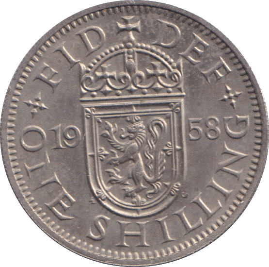 1958 SHILLING ( UNC ) S - SHILLING - Cambridgeshire Coins