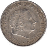 1958 SILVER 1 GULDEN NETHERLANDS - SILVER WORLD COINS - Cambridgeshire Coins