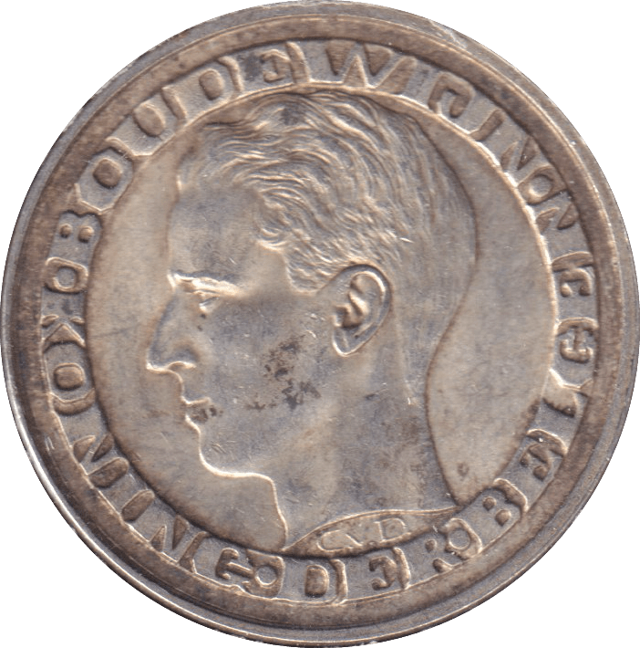 1958 SILVER 50 FRANC BELGIUM - SILVER WORLD COINS - Cambridgeshire Coins