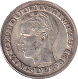 1958 SILVER 50 FRANC BELGIUM - SILVER WORLD COINS - Cambridgeshire Coins