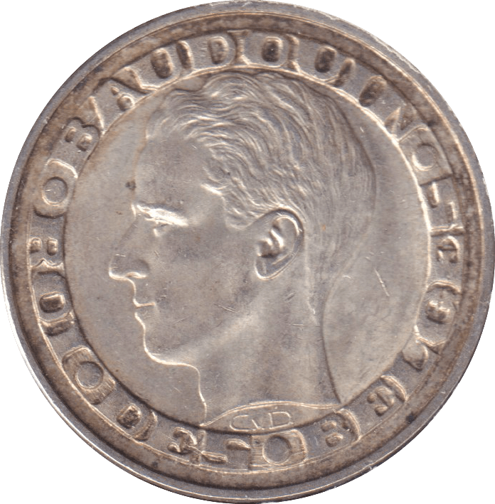 1958 SILVER 50 FRANC BELGIUM - SILVER WORLD COINS - Cambridgeshire Coins