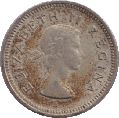 1958 SILVER COIN SOUTH AFRICA - SILVER WORLD COINS - Cambridgeshire Coins