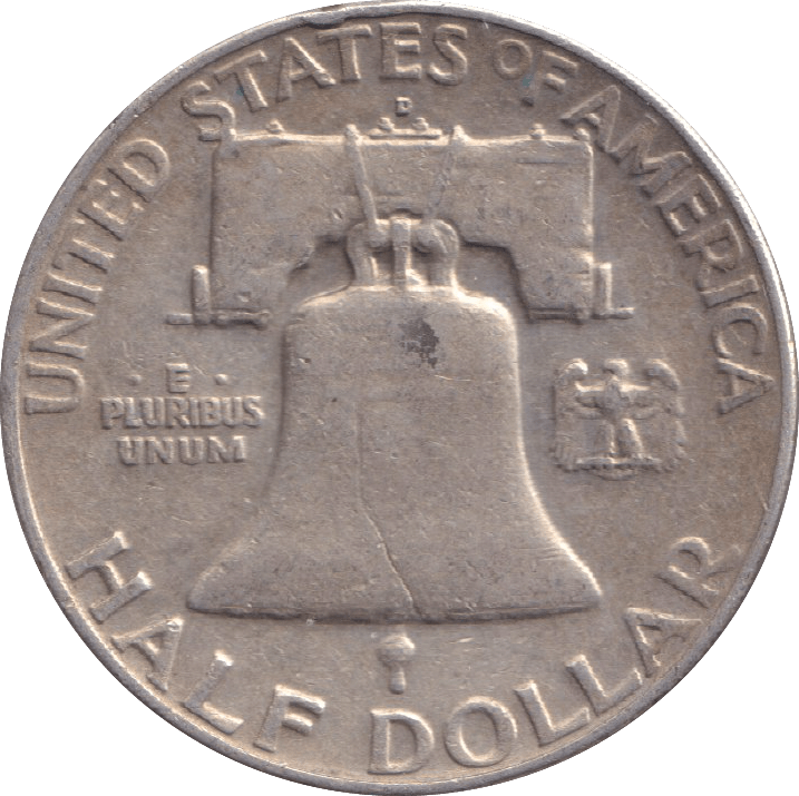 1958 SILVER HALF DOLLAR USA - SILVER WORLD COINS - Cambridgeshire Coins