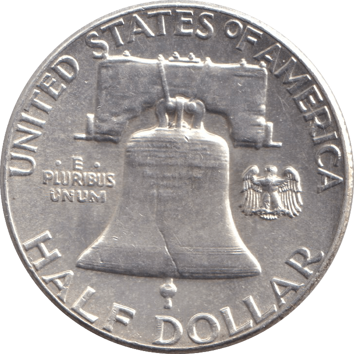 1958 SILVER HALF DOLLAR - WORLD COINS - Cambridgeshire Coins