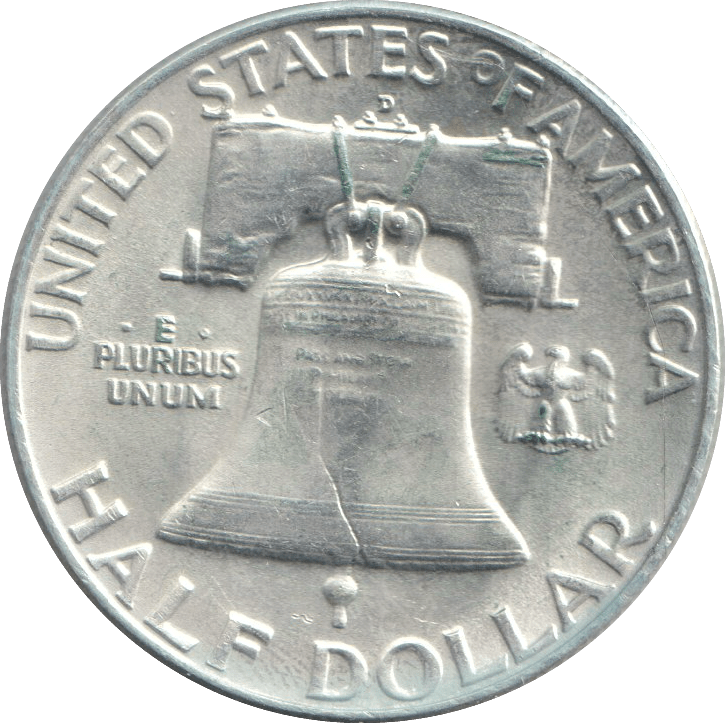 1958 SILVER HALF DOLLAR - WORLD COINS - Cambridgeshire Coins