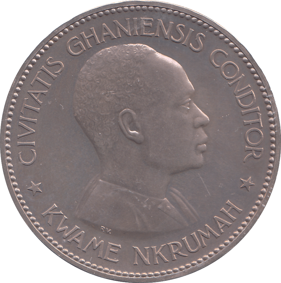 1958 SILVER PROOF 10 SHILLINGS GHANA - SILVER WORLD COINS - Cambridgeshire Coins