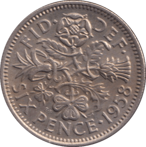 1958 SIXPENCE ( UNC ) - SIXPENCE - Cambridgeshire Coins