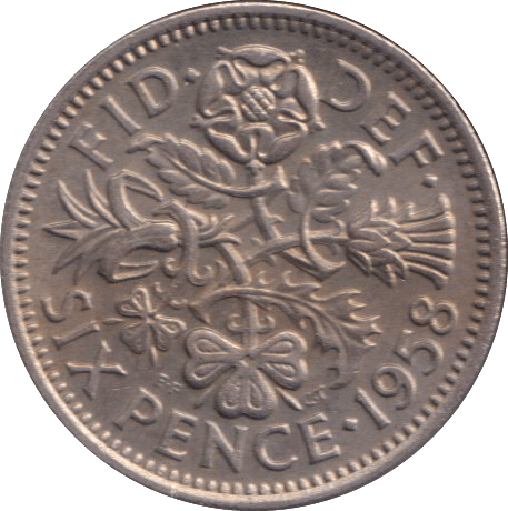 1958 SIXPENCE ( UNC ) - SIXPENCE - Cambridgeshire Coins