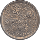 1958 SIXPENCE ( UNC ) - SIXPENCE - Cambridgeshire Coins