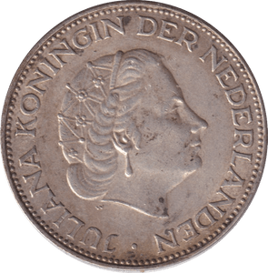 1959 2 1/2 GULDEN NETHERLANDS - SILVER WORLD COINS - Cambridgeshire Coins