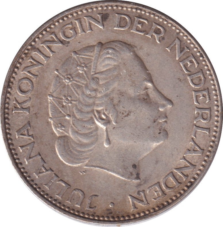1959 2 1/2 GULDEN NETHERLANDS - SILVER WORLD COINS - Cambridgeshire Coins