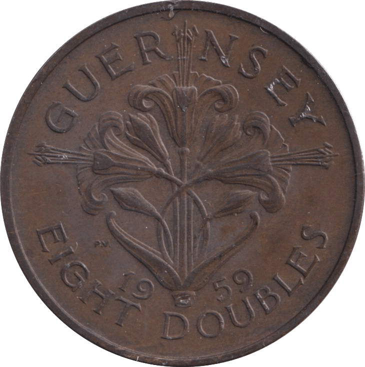 1959 EIGHT DOUBLES GERMANY - WORLD COINS - Cambridgeshire Coins