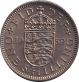 1959 ENGLISH SHILLING ( UNC ) - SHILLING - Cambridgeshire Coins