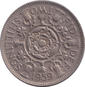1959 FLORIN ( UNC ) - FLORIN - Cambridgeshire Coins