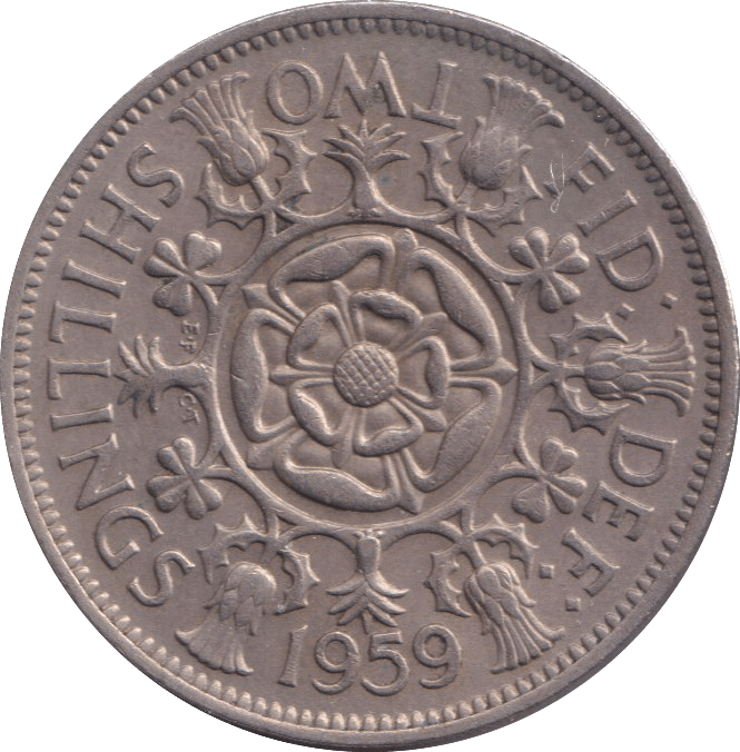 1959 FLORIN ( UNC ) - FLORIN - Cambridgeshire Coins
