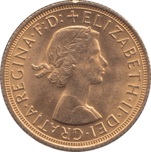 1959 GOLD SOVEREIGN ( UNC ) 2 - Sovereign - Cambridgeshire Coins